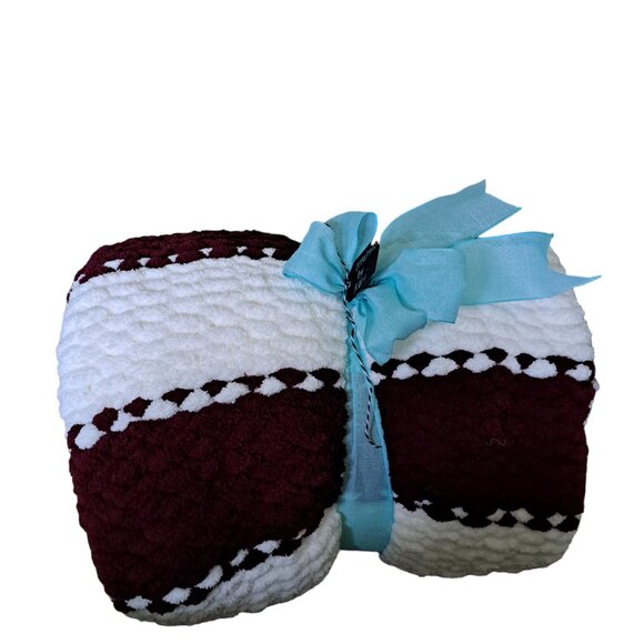 Handmade chenille blanket - Picture 10 of 14